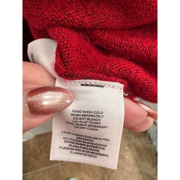 Charming, Red Anne Klein Sweater Tunic - Picture 6 of 9